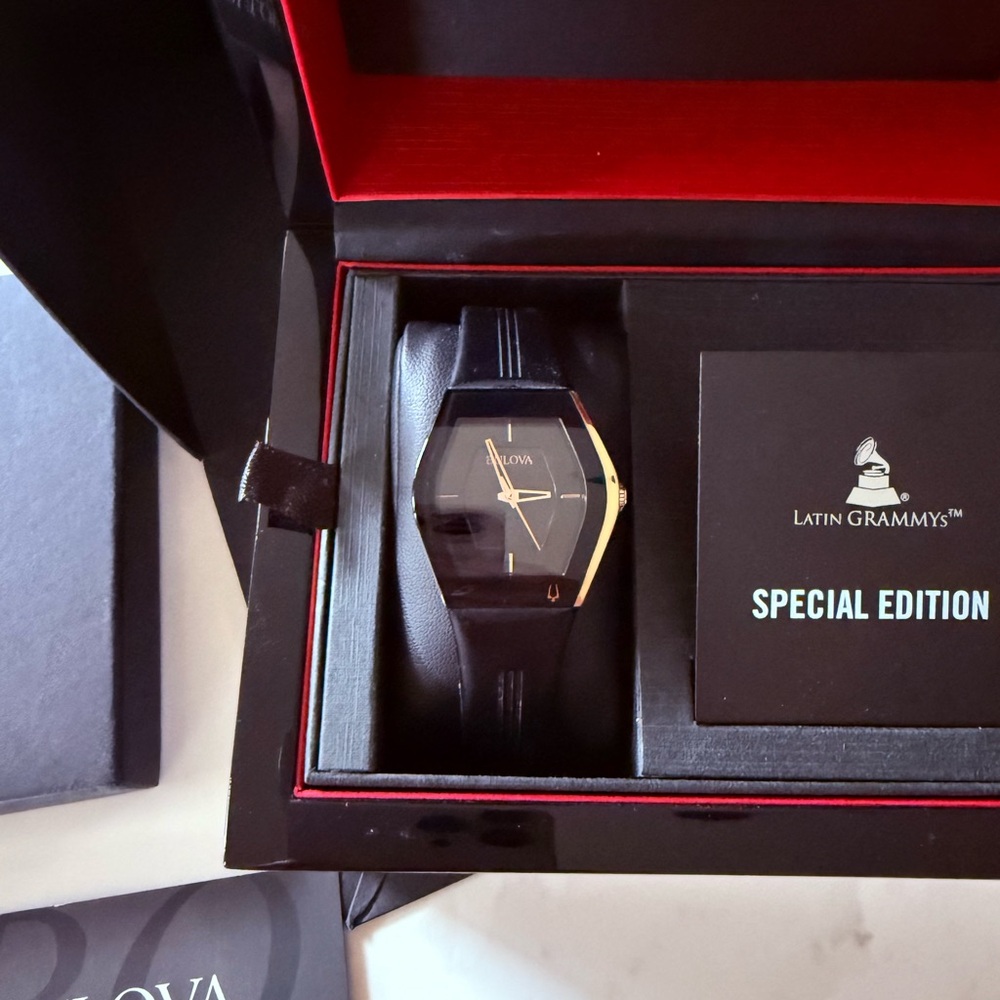 Bulova Black and Gold Special Edition Women's Watch